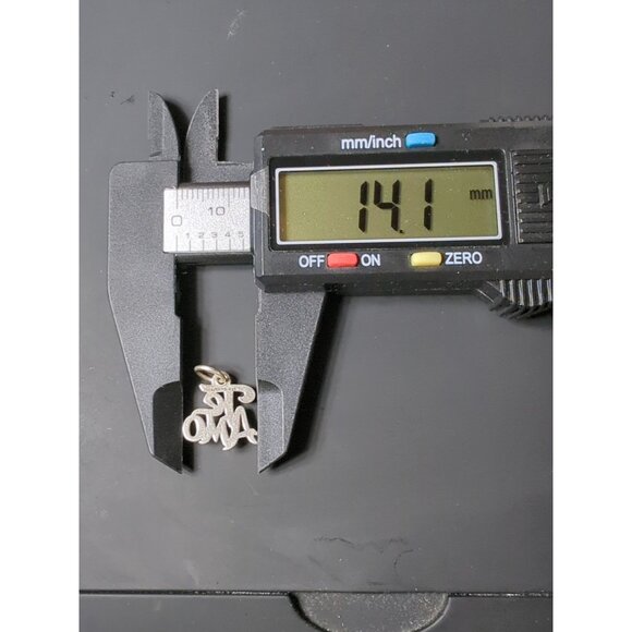 JAMES AVERY 925 Sterling Silver Vintage Te Amo Pendant Love Script Design w/ Box - Picture 4 of 8